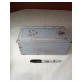 9" Wood Box with Meditation Cards