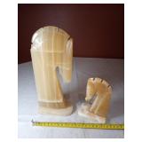 Marble Horse Bookends