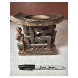 6"  Buddhist Candle Holder