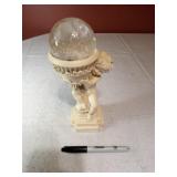 9" Cherub Quartz Sphere Stand