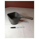 4.5" Square 10" Length Unique Cast Iron Pot