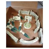Roman Gardens with Fountain and Benches 1/10th