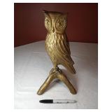 12" Brass Owl - heavy