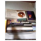 Box of "Books on Tapes and CD