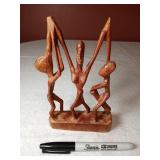 7" African Carving, Musicians