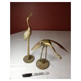 Pair of 12" Brass Storks