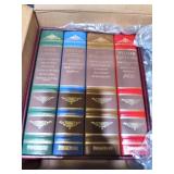 Classic American Book Set 4 vol. set, Leatherbound