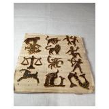 Set of Brass Pins Astrological Signs