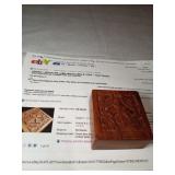 Tibetan Wooden Amulet Box