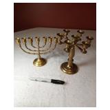 Brass Candleabras