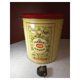 14" The Old Farmers Almanac 5 Gallon Tin