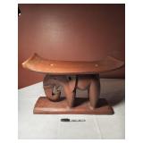 19x13x9" Elephant Stool from Ghana (1 piece)