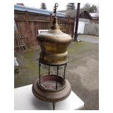 Antique Brass Outdoor Fire Place 49" H 22" Base