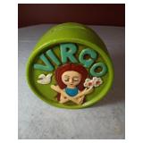 6" Virgo 1969 Japan Piggy Bank