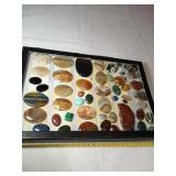 12x8" Display of Polish Stones