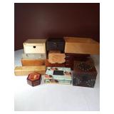 13 Wooden Boxes