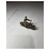 Britains #1791 Motorcycle Signal Corps Rider #1