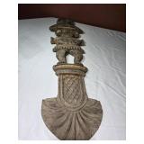 37" Hand-carved Wood Art