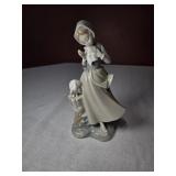 LLadro "Girl With Pigeons"