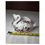 7" Swan Container By Lefton