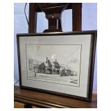 Schirmer Pointilism Print 72/495 17x14"