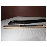 Vintage Pool Cue and Case 58"