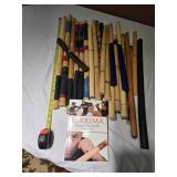 Escrima Martial Art Fighting Sticks + extras