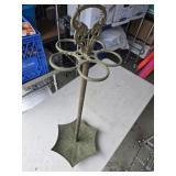 26" Brass and Copper Umbrella Stand