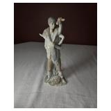 Lladro Shepard Boy w/ Goat 10.5"