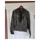 Pierre Balmain French Leather Jacket size 44