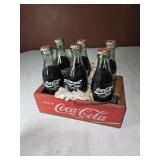 Cute Vintage Coke-Cola Carrier w/Bottles