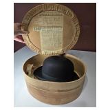 1968 Gents Black Bowler Hat Hilhouse Co. London