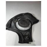 WWII US Navy Leather Flying Cap