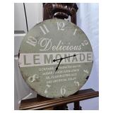 23" Lemonade Clock