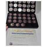 Colorized Presidential Quarter Set