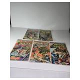 Three Giant Man-Thing & Two Fear issues