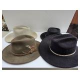 4 Cowboy Hats