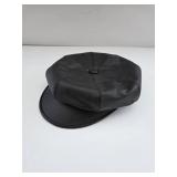 Sterkowski Black Leather Cap