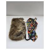 Fur Wine Bag + Toons Tie