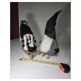Pair of 14' Winter Gnomes