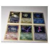 6 Rare Pokemon cards between $10 and $90 RAW