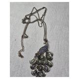 Vintage Peacock Necklace