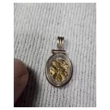 Gold Flake Pendant