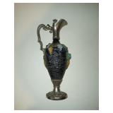 Vtg Italian Handpainted Decanter