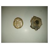 Two Bone Brooches
