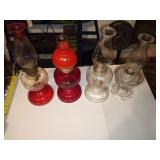4 Oil Lamps