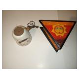 Japanese Ceramic Bell and Traingle Box