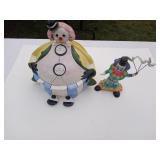 Large Italian Clown Piggy Bank