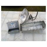 Bird Feeders and Heat Lamp