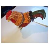 Fabric and Paper Rooster 12'x16'